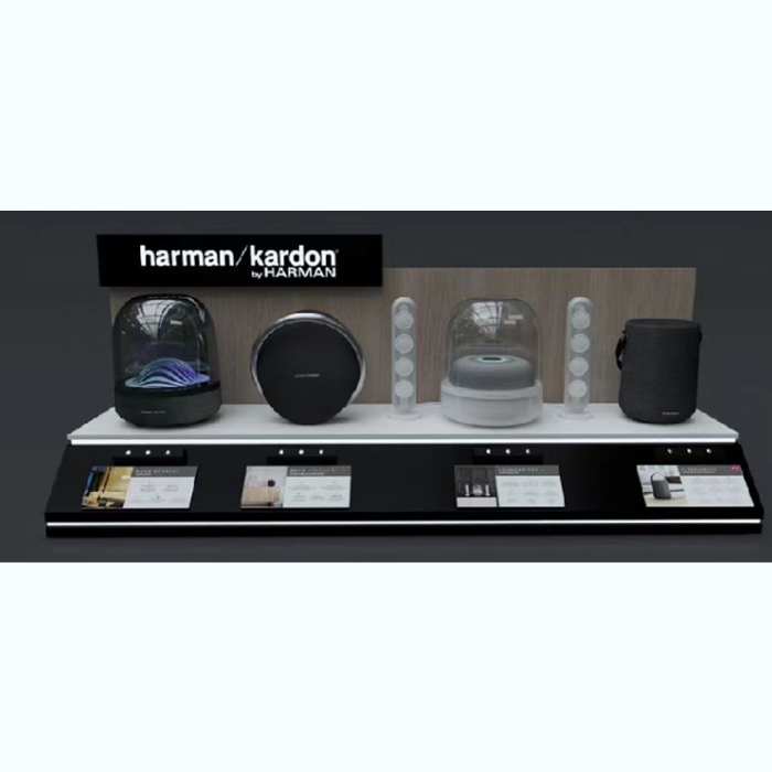 Electronics display racks