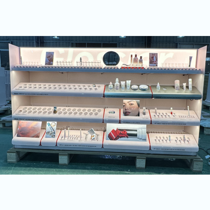 Cosmetics display racks