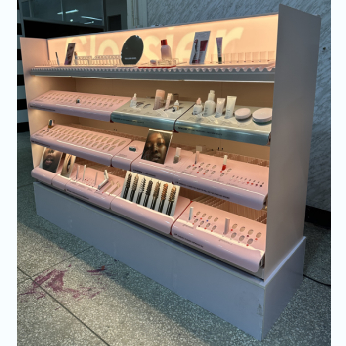 Cosmetics display racks
