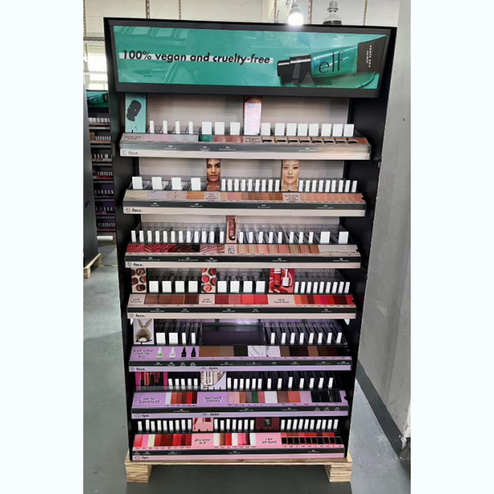 Cosmetics display racks