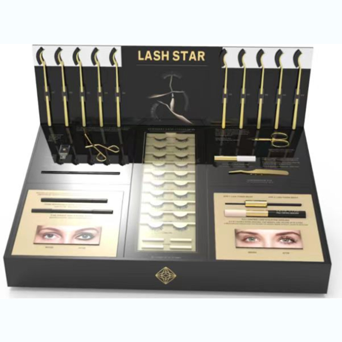 Cosmetics display racks