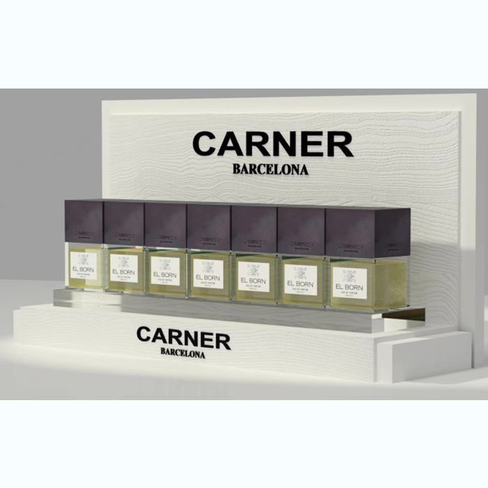 Cosmetics display racks